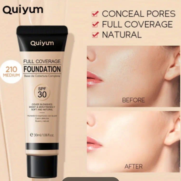 NEW QUIYUM FULL COVERAGE FOUNDATION - Picture 4 of 5